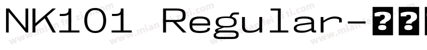 NK101 Regular字体转换